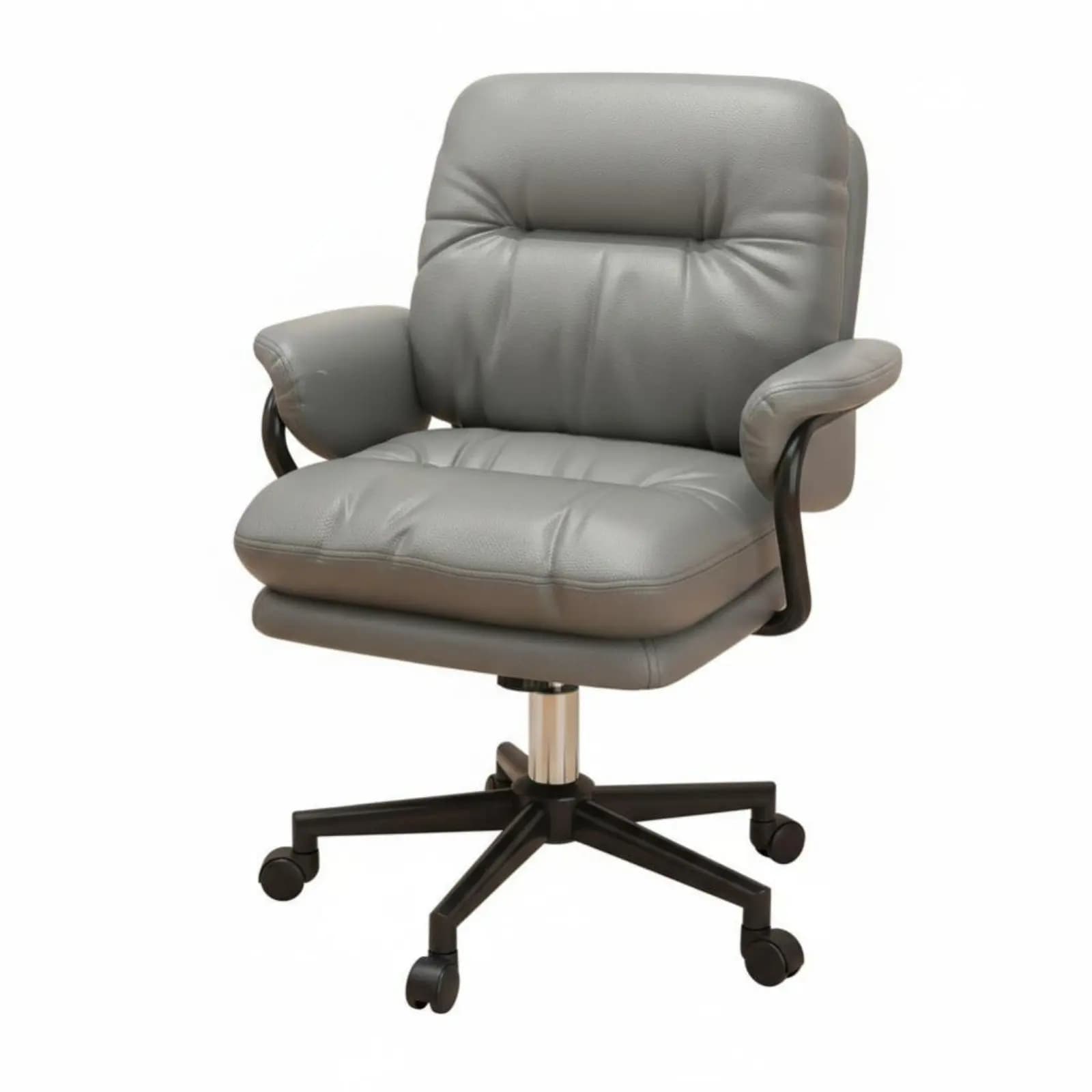 Sedia da gaming Rose con poggiapiedi, reclinabile, girevole, design ergonomico, cuscino di supporto lombare per streamer e studenti