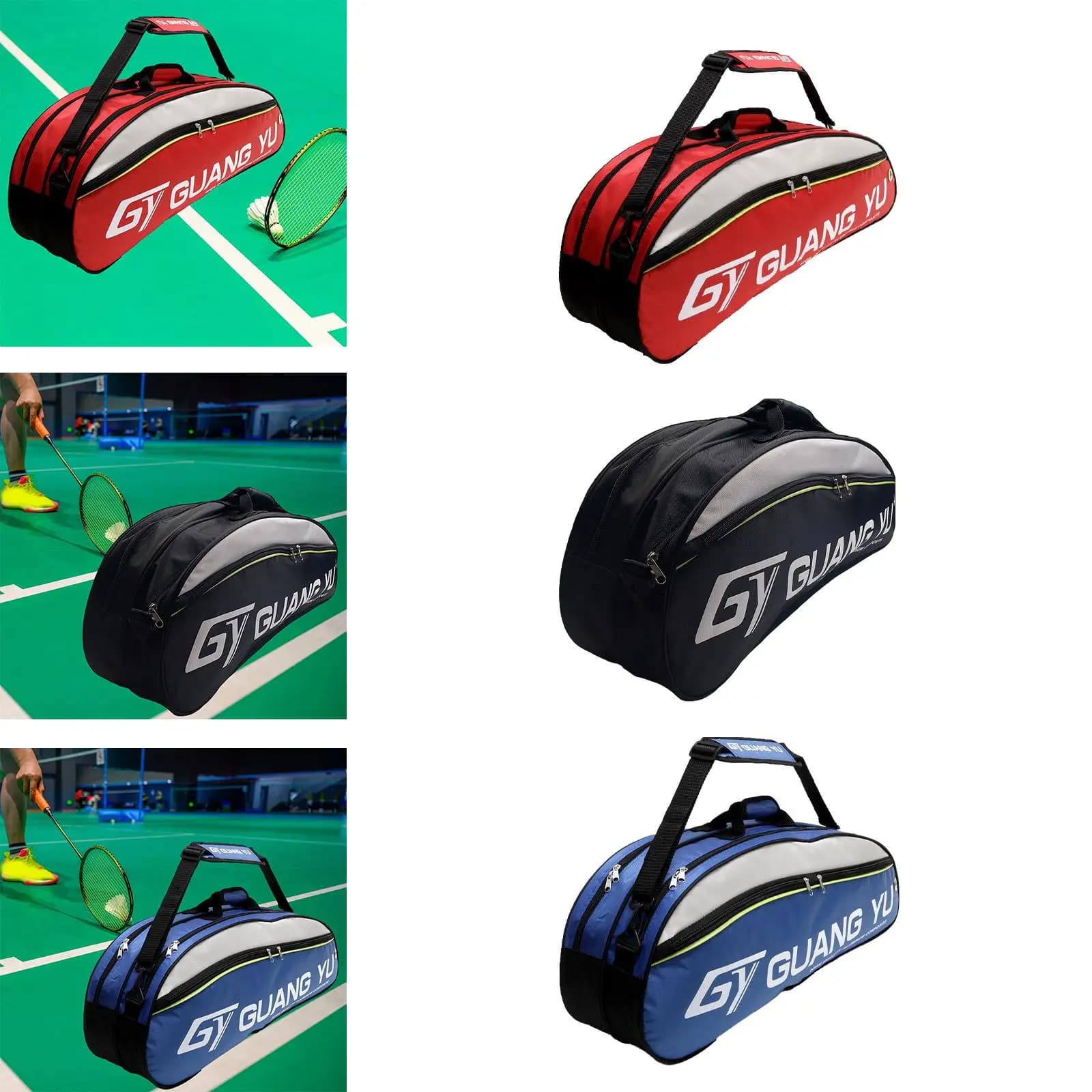 Tennis Rack Bag, Sport Bag for Competitions and School, Badminton Racket Door