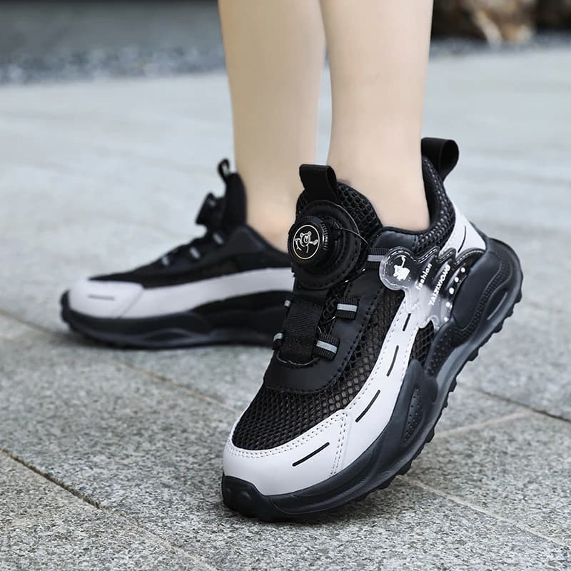 Men's Fashion Network Running Shoes, Casual Kids and Teenagers sneakers, Breathable and Soft for Open Sports and Tennis