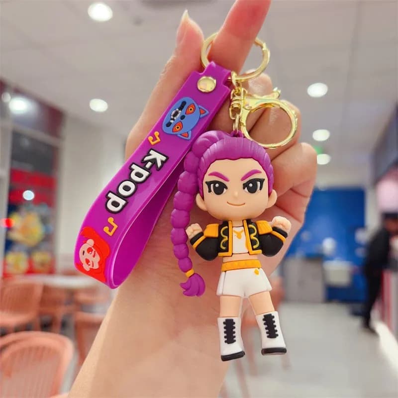 Nuovo Portachiavi K-Pop Demon Hunting 6a Generazione Girl Group, Ciondolo Cartone Animato Anime, Accessori Borsa di Grande Valore, Regali per le Feste