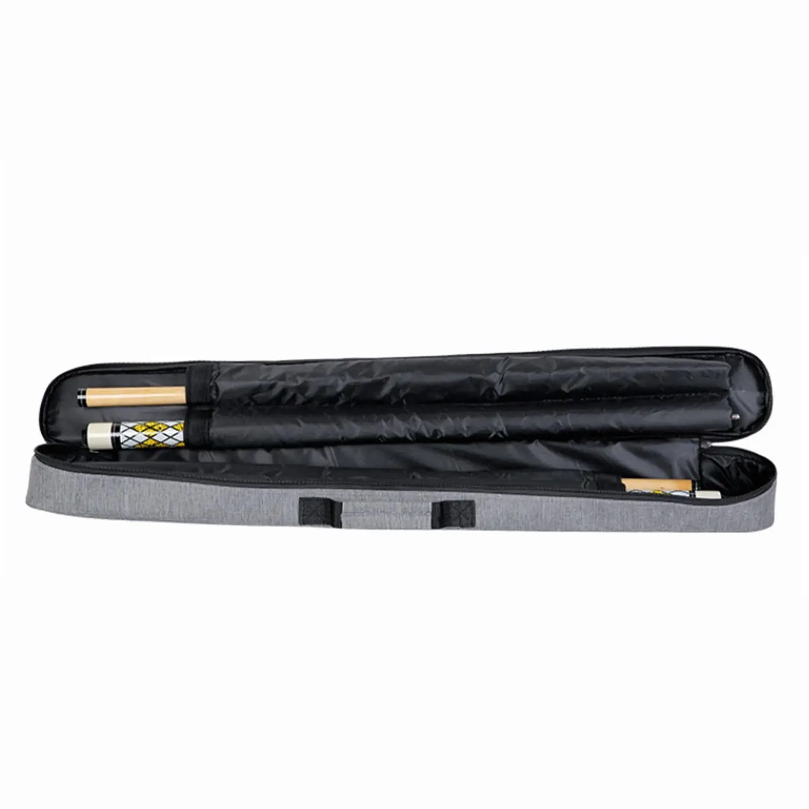 Custodia per Stecca da Biliardo in Tessuto Morbido con Spugna, Organizer Multitasche Resistente per Stecche e Accessori da Biliardo per Sala Giochi