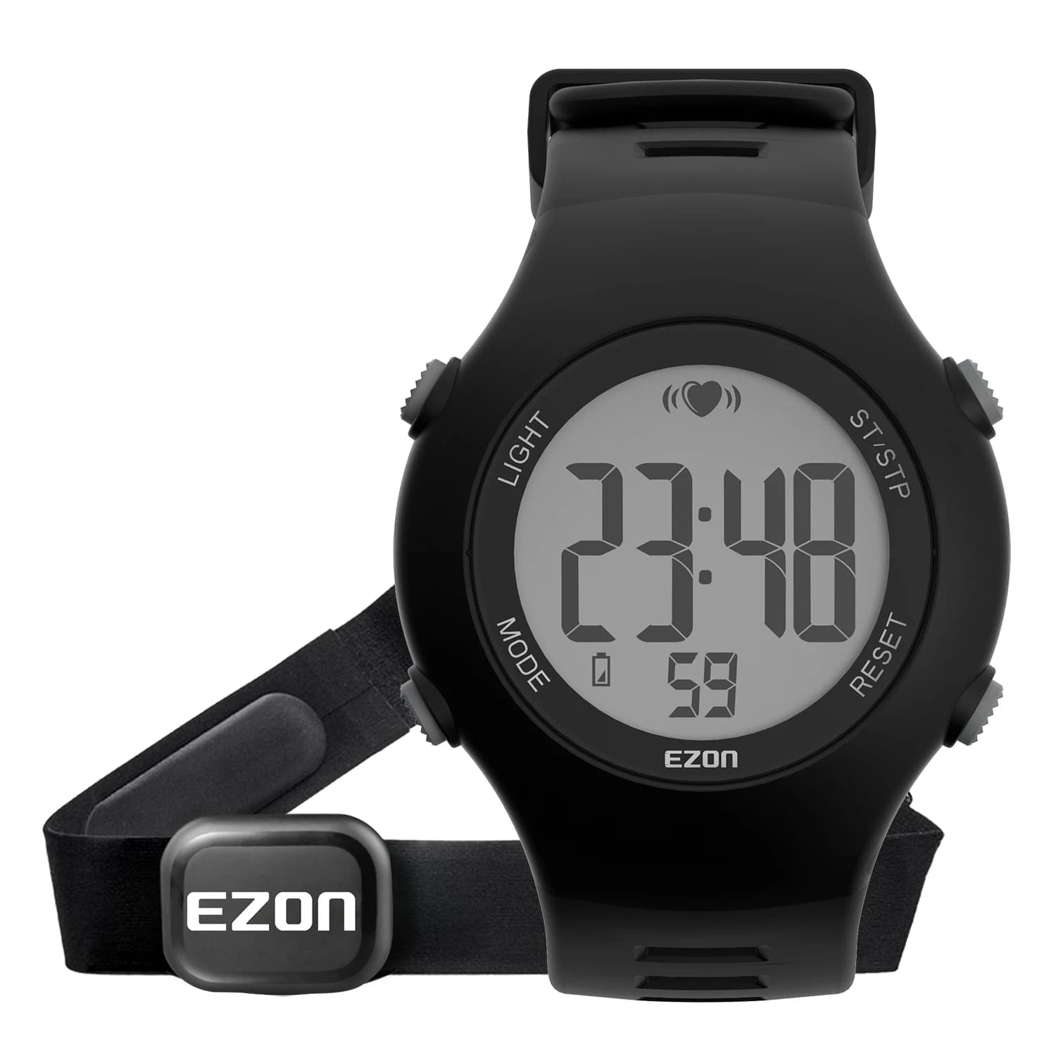 Cardiofrequenzimetro Sport watches Waterproof 50M wireless digital cycling breast strap with watch