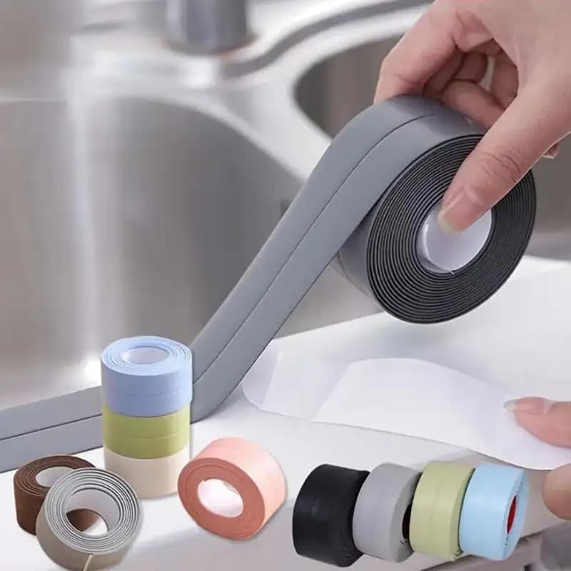 Nastro Sigillante Impermeabile per Bagno, Striscia Isolante Antimuffa, Sigillante Multiuso per Fughe di Lavelli e Cucine