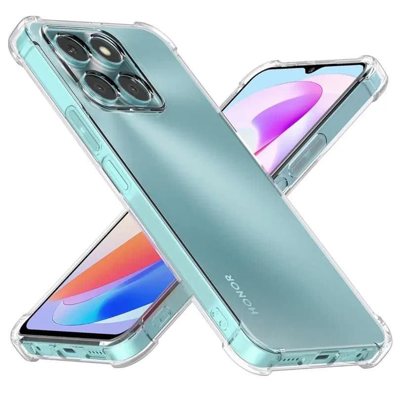 Custodia in TPU antiurto a quattro cornici per Honor X8c X7c X6c X8b X6b X7b 5G X5b Plus X8a X7a X6a Custodia protettiva trasparente Fundas Coque