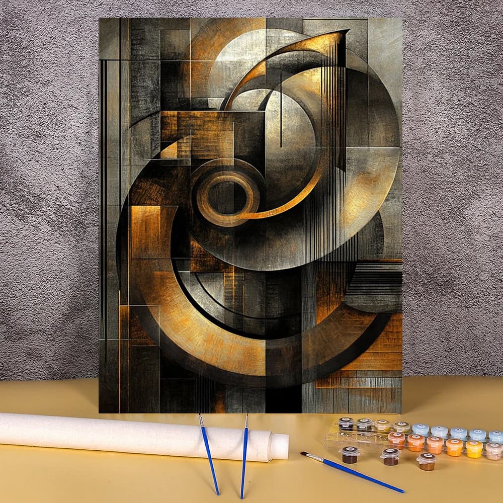 1pc frameless Painting By Numbers Coloring Abstract Paint Canvas Picture Oil Painting By Number HandPainted For Adults Home Deco