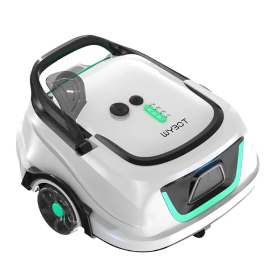 A1 Robotic Pool Cleaner Dual Layer Filtration, Strong Suction, 130-Min Runtime, Robot Pool Vacuum for Above-Ground and Flat Poo