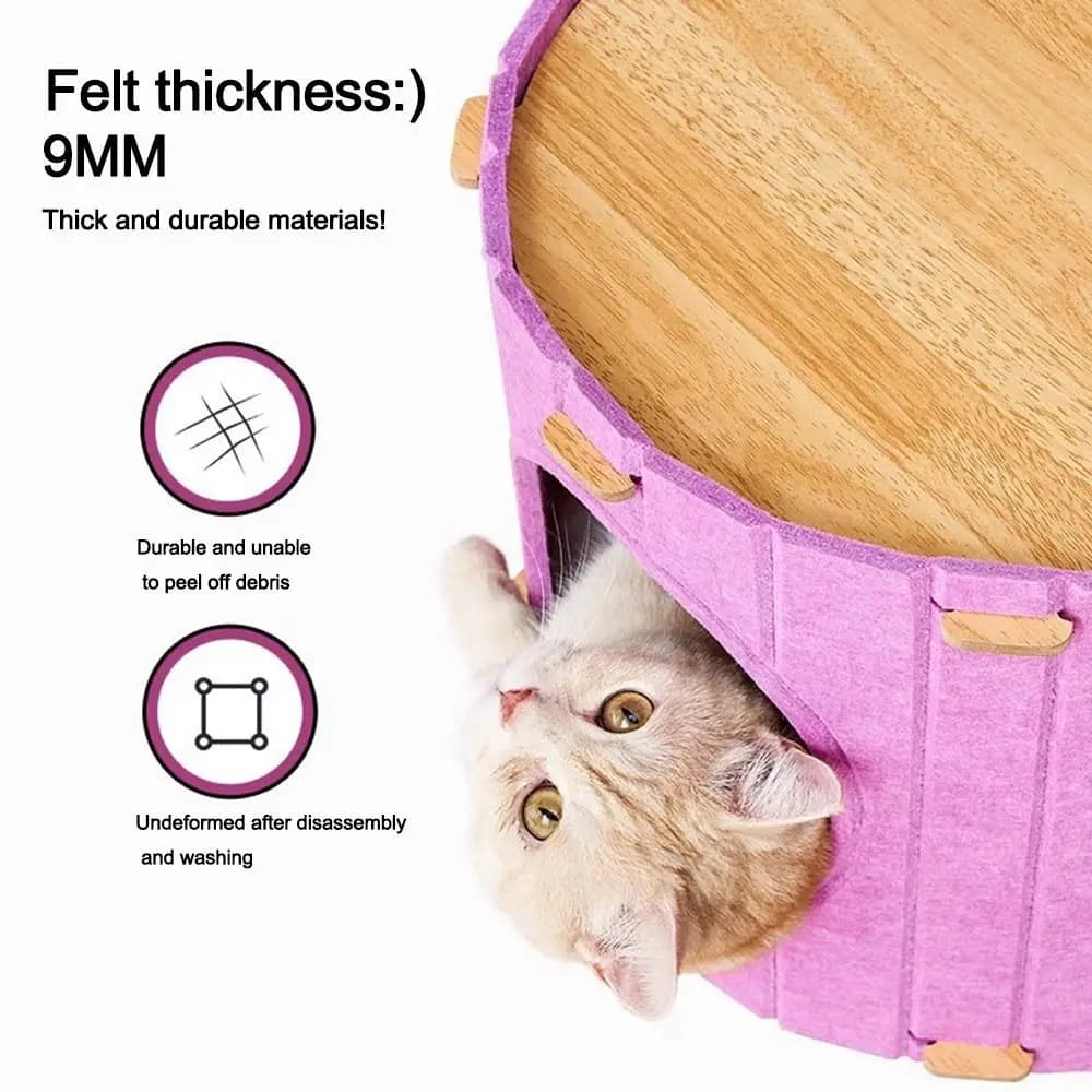 Nuovo nido per gatti chiuso resistente all'usura fai da te splicing castello per gatti multistrato foro per albero per gatti accessori per animali domestici