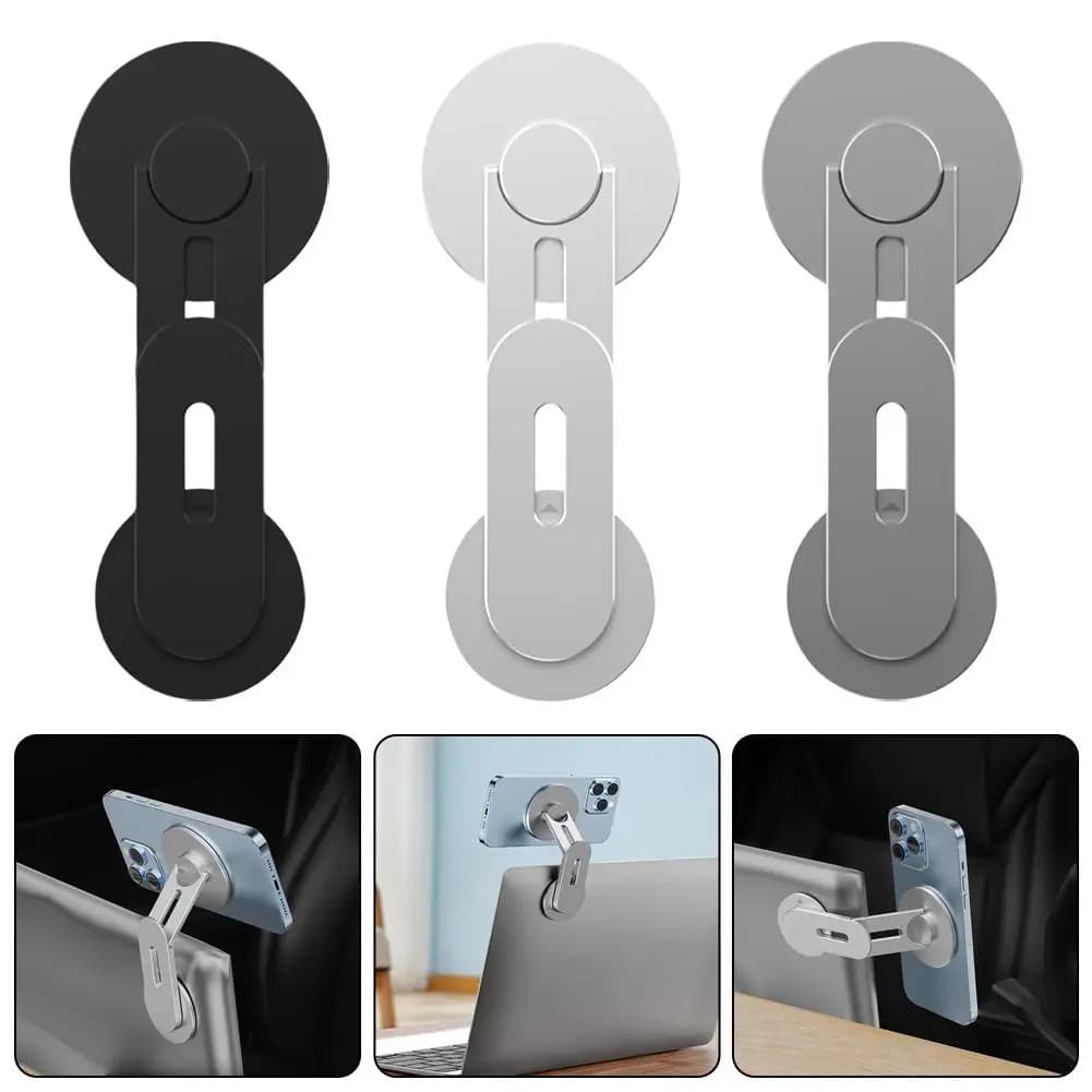 Magnetic Phone Holder For Laptop Car Screen Adjustable Floating Stand For Magsafe 16-12 Aluminum Alloy Mount
