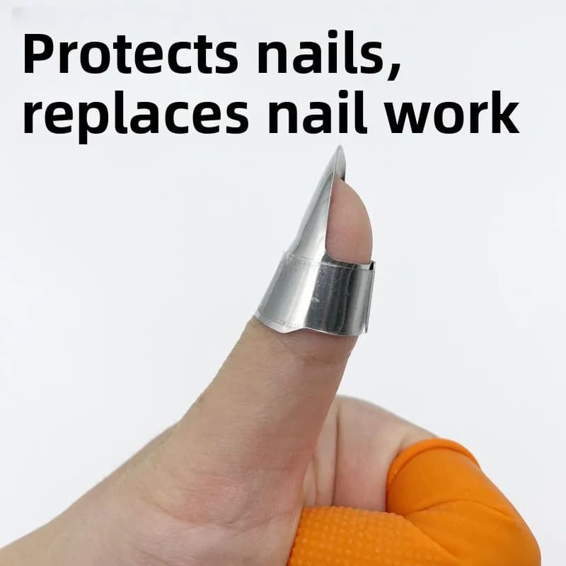 Multipurpose knife in Pollice, Kitchen tool for peeling Vegetables, Fingers for cutting Beans and Legs, Sharp cutting tool