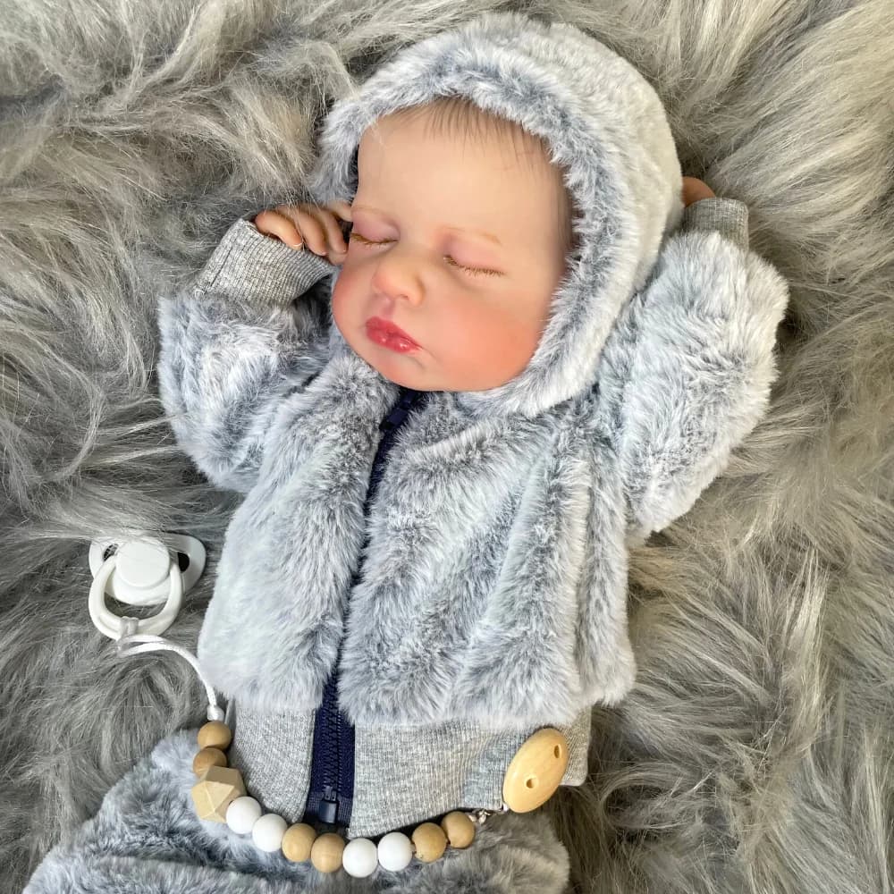 20 pollici Reborn LouLou Pieno Del Corpo Del Vinile Lavabile Neonato Bambola Reborn Ragazza 3D Tono Della Pelle Vene Visibili Bambola Per I Bambini regalo