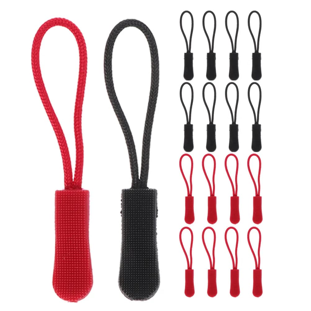 20Pcs Zipper Pull Universal Replacement Heads Backpack Bag Clothing DIY Sewing Accessory Versatile Sturdy Zipper Repair Kit