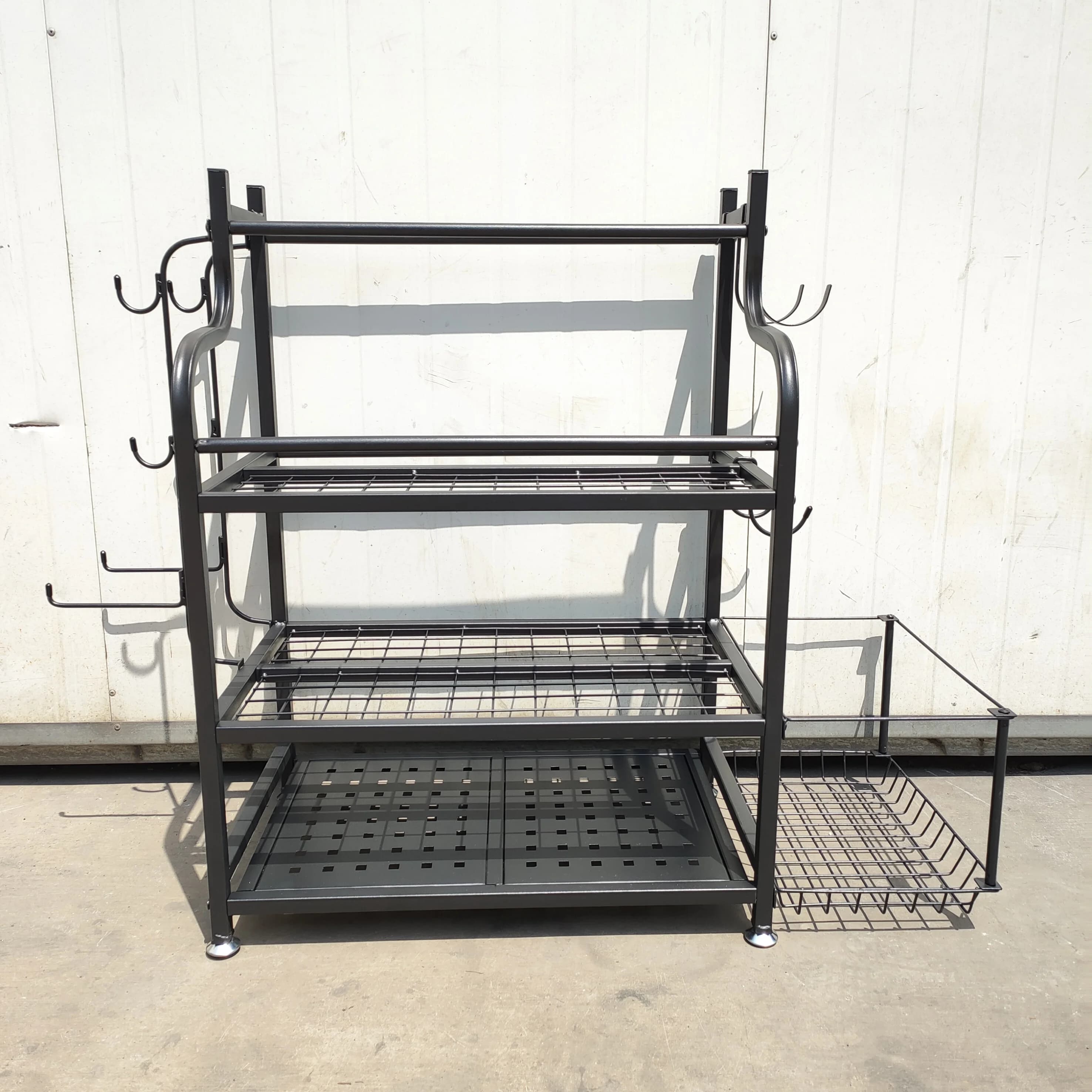 Rack portaoggetti per Home Gym per manubri, kettlebell e tappetini yoga - Attrezzatura per allenamento della forza - Promozione vendite