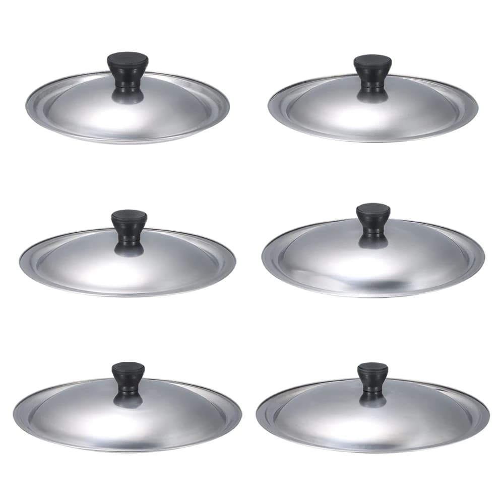 Durable 20-30cm Pot Lid Universal Anti-scalding Wok Pot Lid Stainless Steel Frying Pan Cover Restaurant Kitchenware