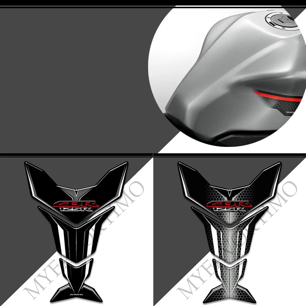 Moto Per Honda CBR125R CBR125 R 125 R serbatoio pad Gas Olio Combustibile Kit protezione Carena Parafango adesivi