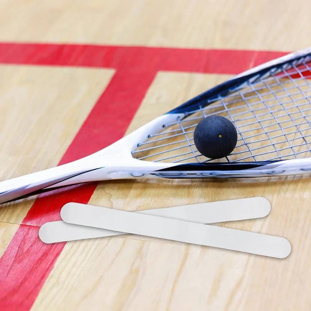 2 Pezzi Nastro Protettivo Trasparente per Racchette da Tennis, Protezione per Telaio, Accessorio Essenziale Anti-Graffio Portatile