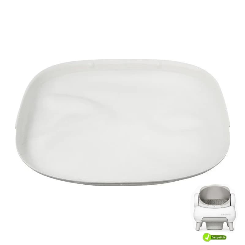 White Upgraded Silicone Litter Pad for M1/M1 Plus Open-Top Self-Cleaning Cat Litter Box, Enhanced Leak-Proof Sealing