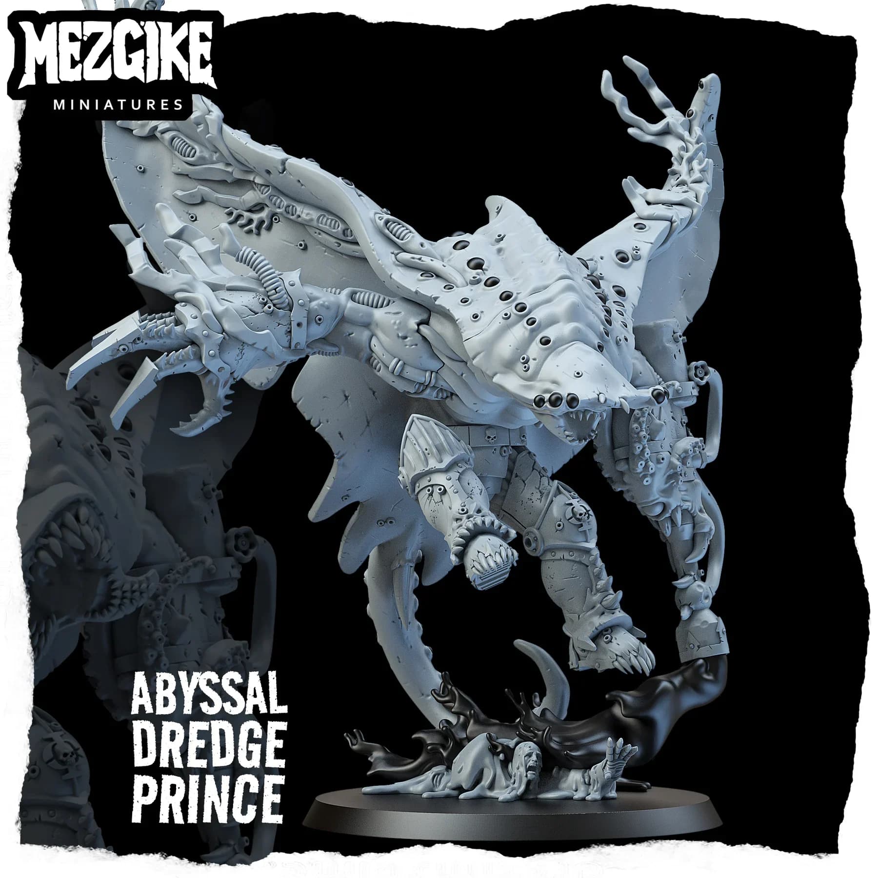 Abyssal Dredge Prince, Figura della peste, Space Walker, Pistola al plasma, Modello Proxy in resina stampata in 3D, Gioco di guerra proxy Action Guard