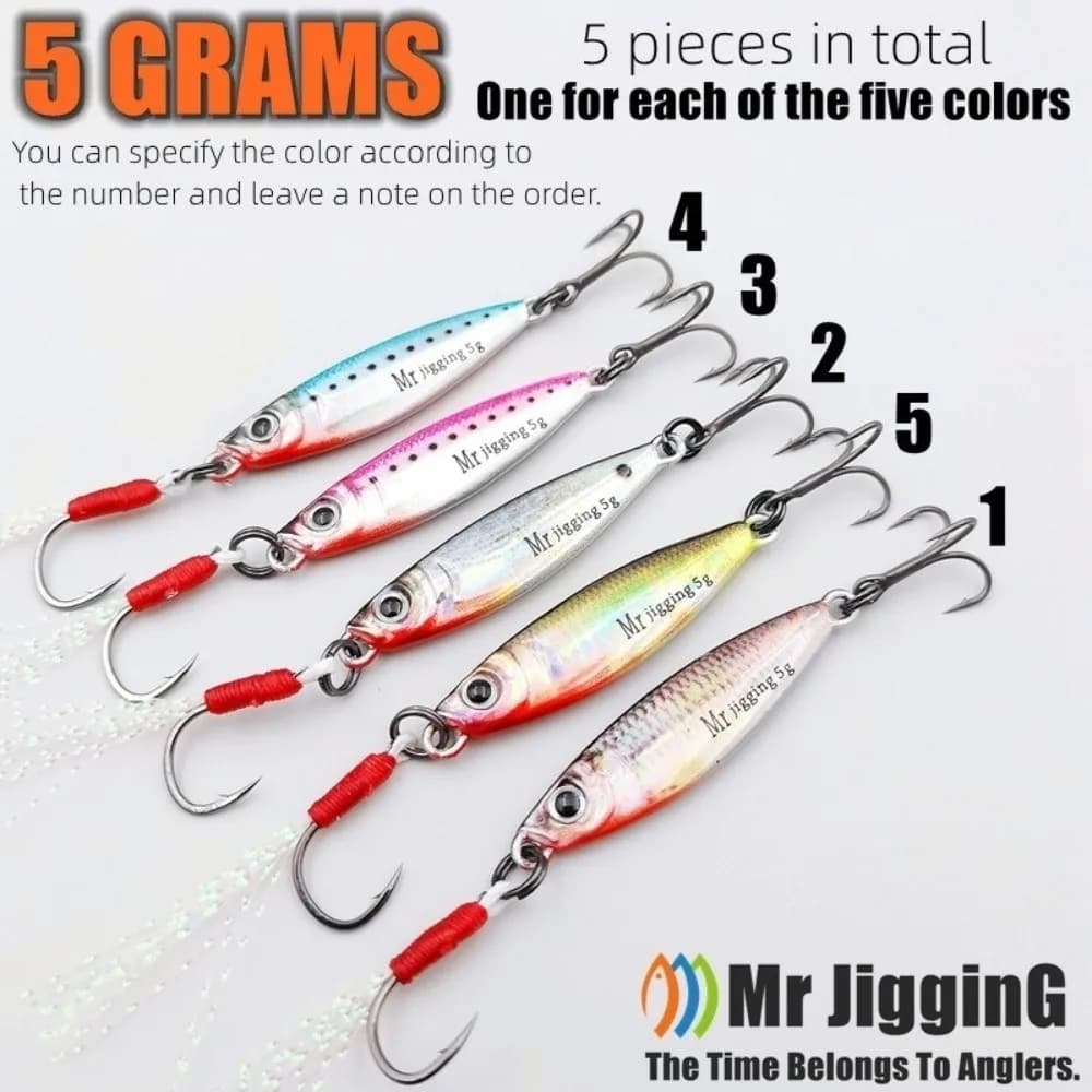 Iron Plate Micro Sized Bait 1.5g 3g 5g Weight 3D Design 3D Mini VIB Lure Mini Size Metal Material Metal Cast Jig Spoon