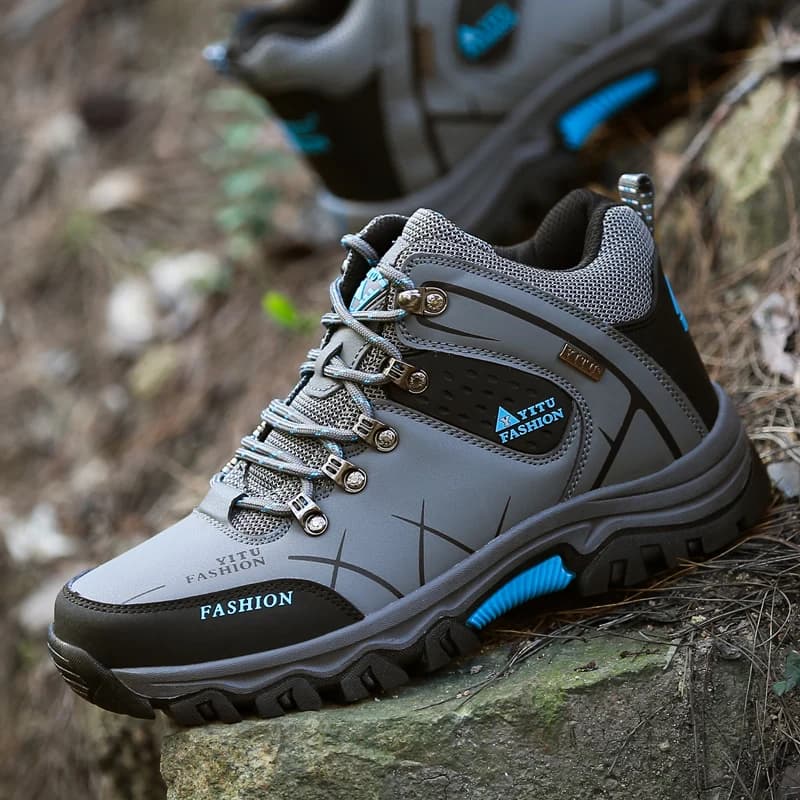 YUYIN 2026 New Men's Winter Boots Waterproof Leather Sneakers Cold-resistant Men's Boots Outdoor Hiking Boots Work Shoes