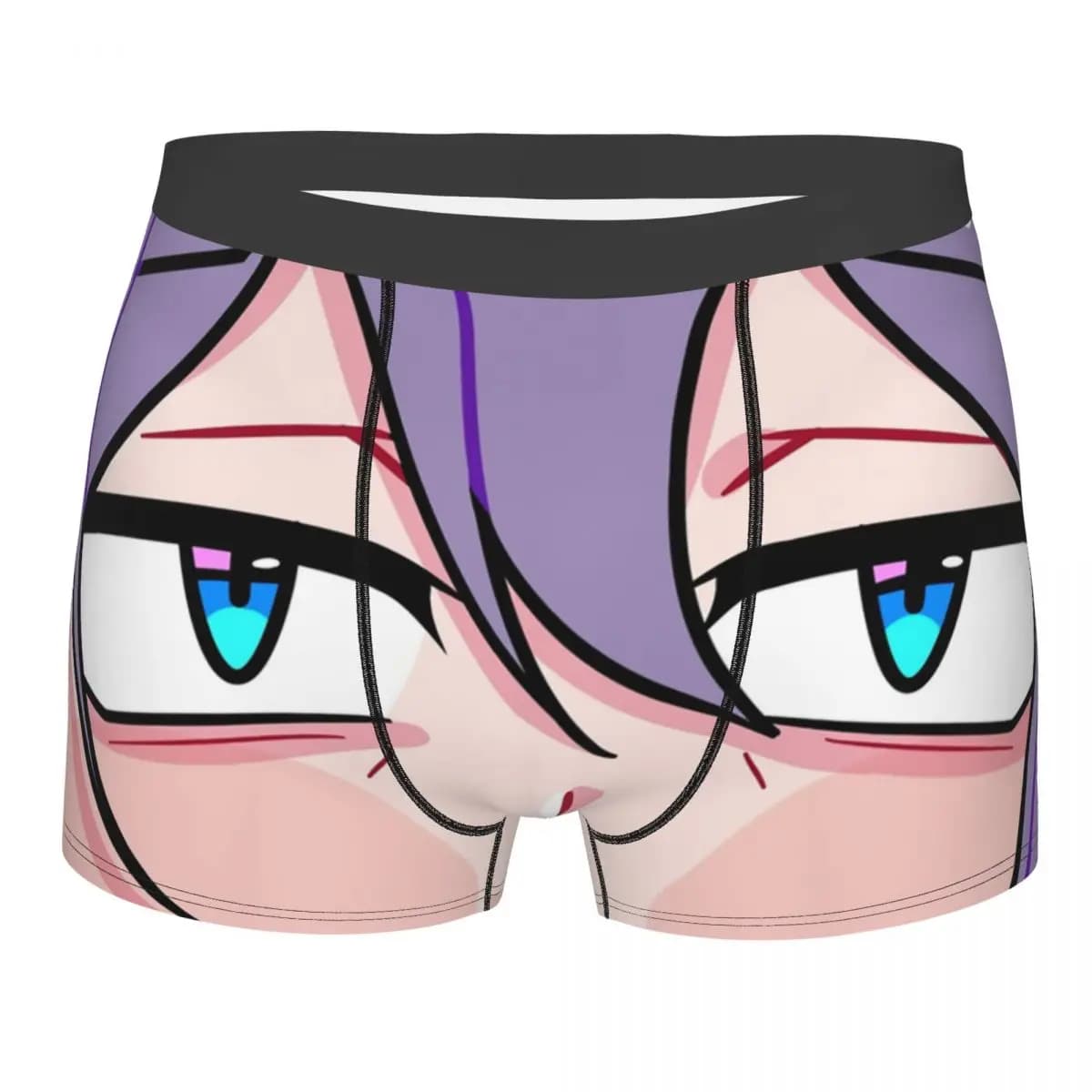 Genshin Impact Jakurai Face Underwear Uomo Sexy Print Personalizzato Divertente Stampa Boxer Shorts Mutandine
