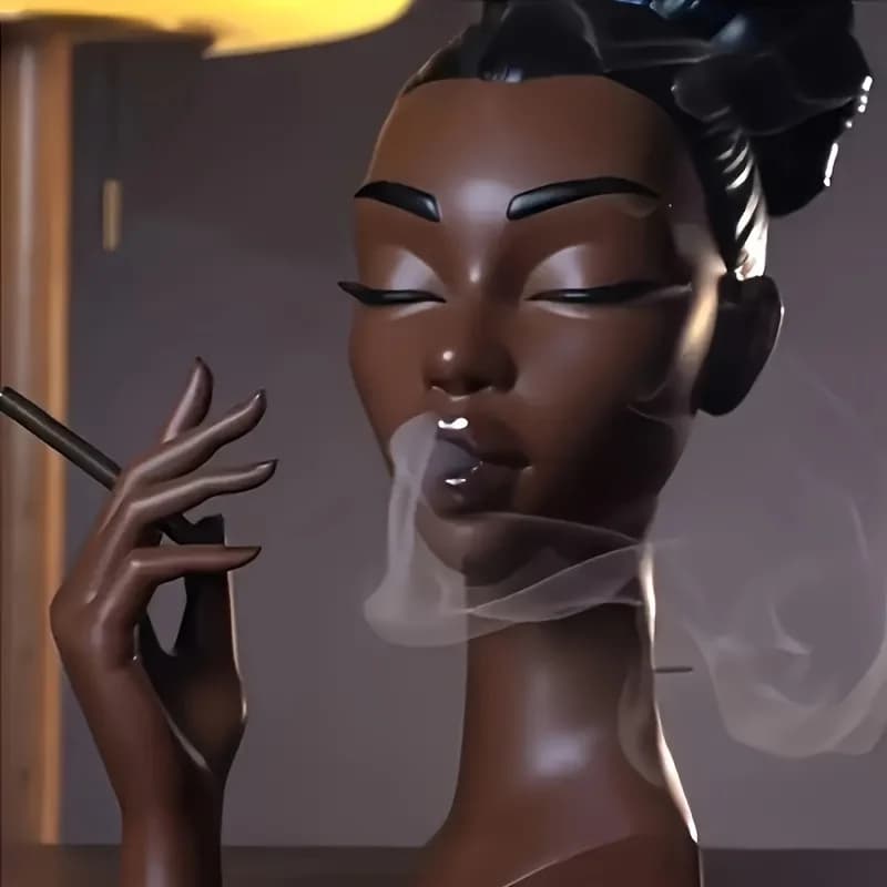 Elegante Porta Incenso in Resina - Design a Silhouette Femminile, Diffusore di Fragranze per Casa, Ufficio, Yoga e Meditazione, Regalo Unico per