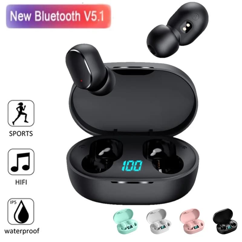 Wireless Headset Bluetooth TWS Headset HiFi stereo sports headset Waterproof with microphone Music earphones for iPhone Samsung Xiaomi