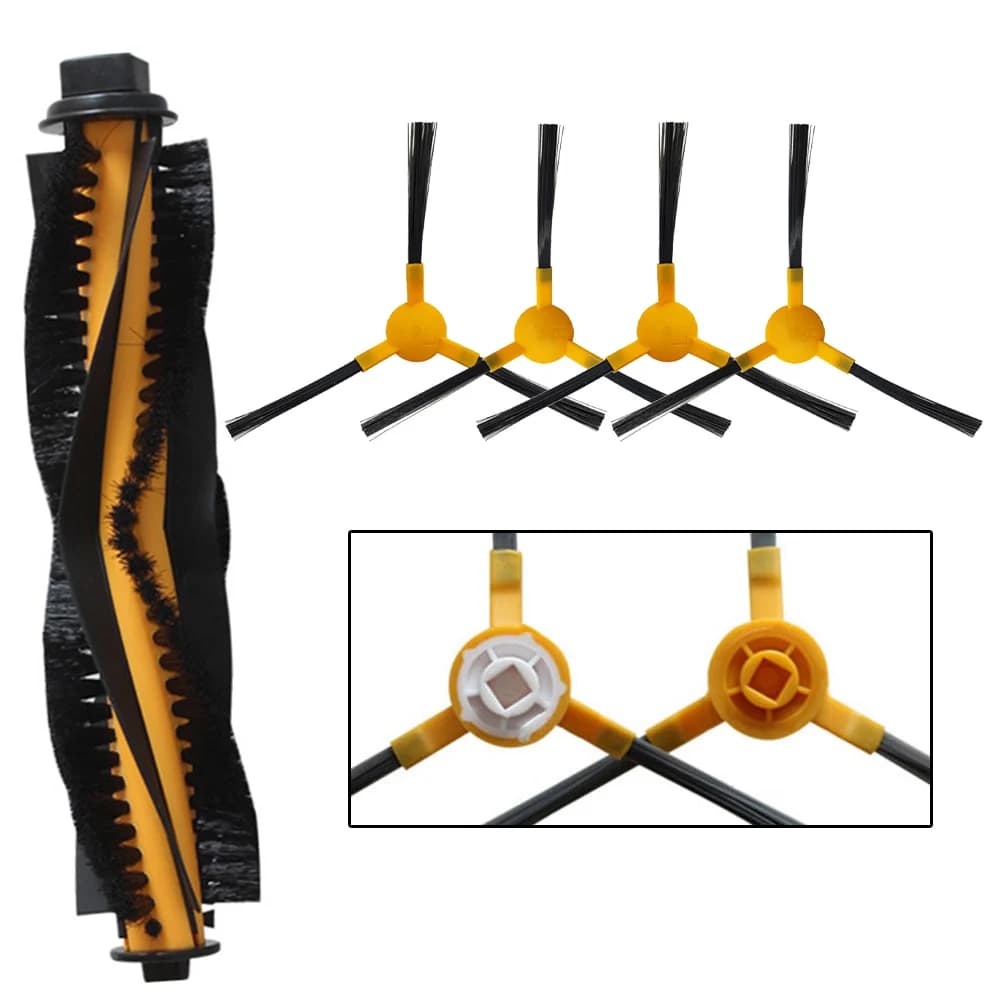 Kit di spazzole di ricambio per bObsweep PetHair SLAM, include rullo principale e 4 spazzole laterali per una pulizia profonda