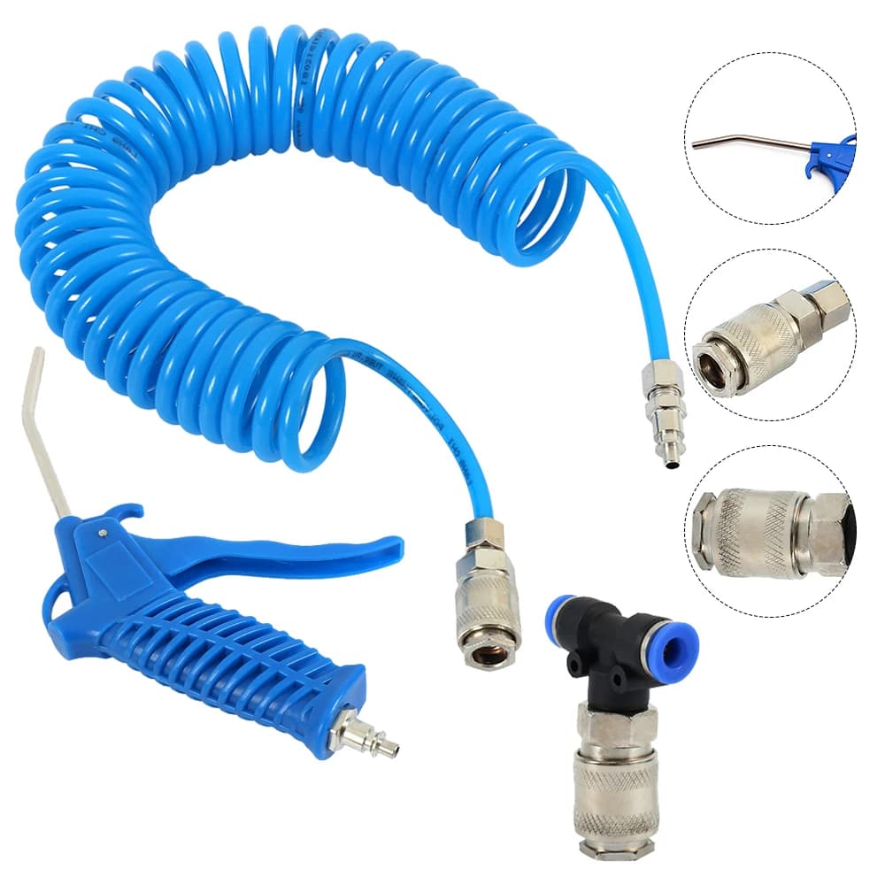 Tubo flessibile per pistola a spruzzo per spolverino, parti di utensili pneumatici, soffiatore per polvere per camion, ugello per polvere pulita, strumento di spruzzo per fotocamera/aerografo per vernice per auto