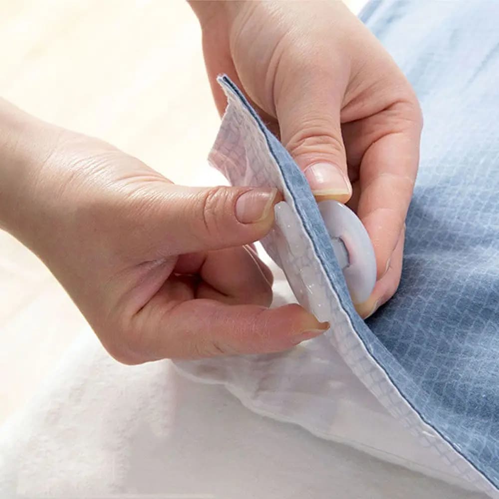 Chiusura per la casa Vestiti Trapunta Pinza Lenzuolo Clip Portapiumino Copri coperta