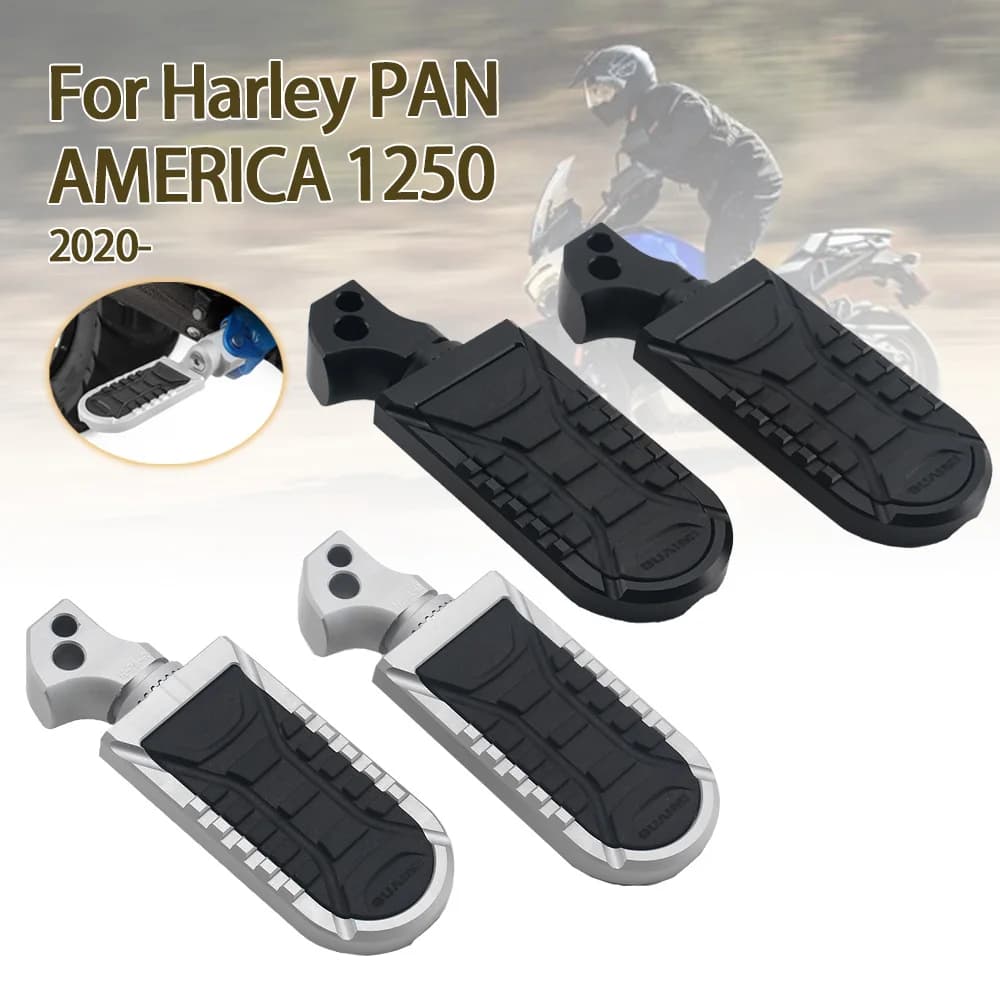 Per Harley PAN AMERICA 1250 Speciale Moto Poggiapiedi Posteriore Pedane Regolabili A 360 Gradi Pedane Girevoli Resto