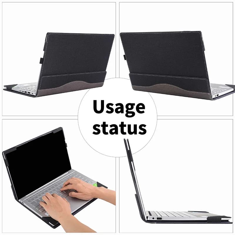 Custodia per laptop per Xiaomi Redmi Book Pro 14 2022 Serie Borsa a maniche da 14 pollici Custodia protettiva Custodia in pelle PU Accessori