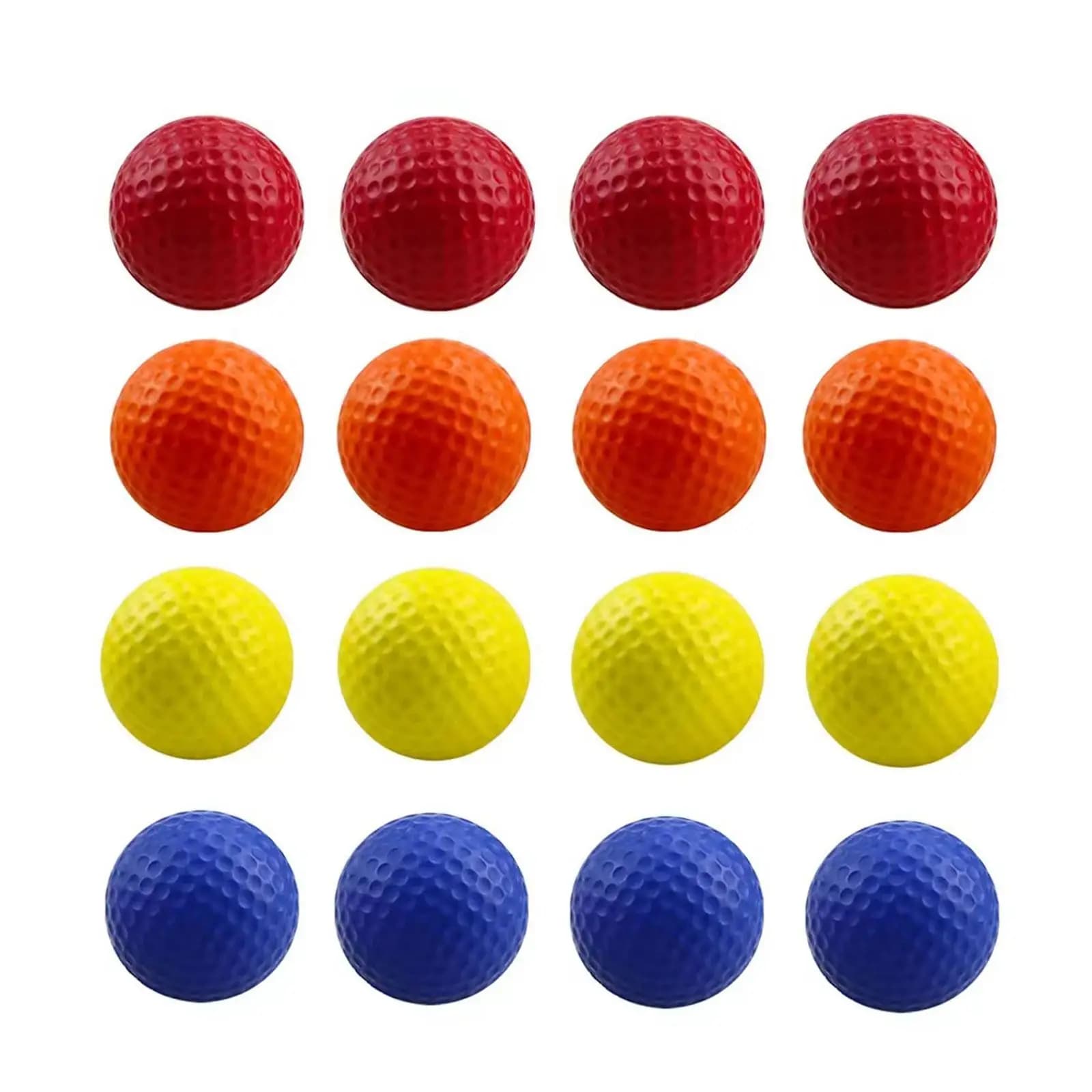 PU Polyurethane Foam Golf Practice Balls Soft Safe Limited Flight 42mm for Indoor Kids Adult Training