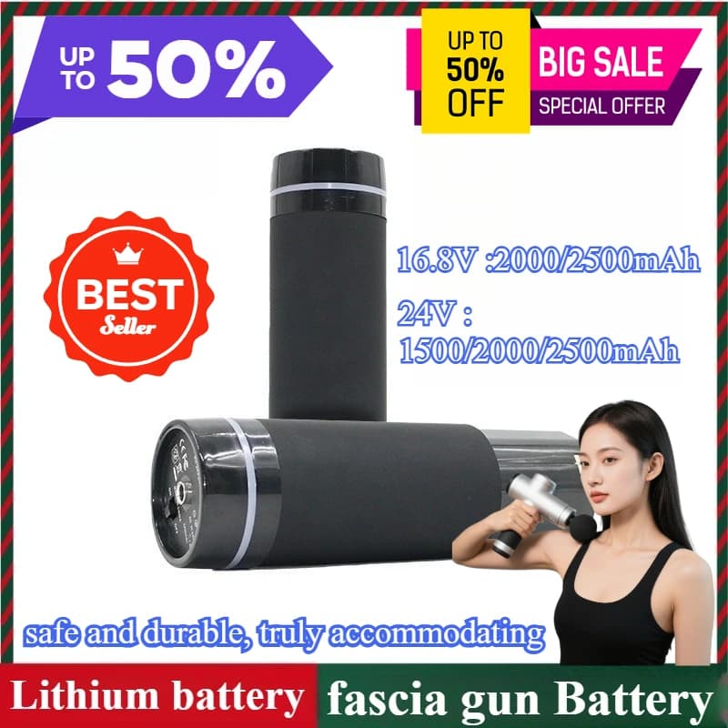 16.8 V/24 V Brushless Strap Gun Massage Battery for Electric Silent Neck Mask Massage Battery