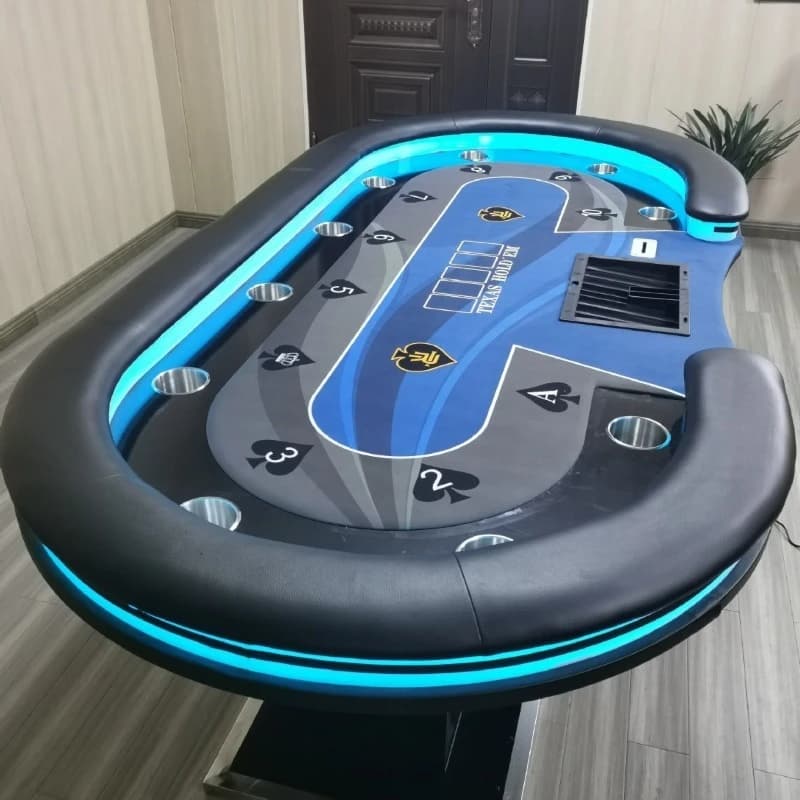 Tovaglia speciale per tavolo da poker e sala da gioco, compatibile con set completi di tavoli Texas Hold'em