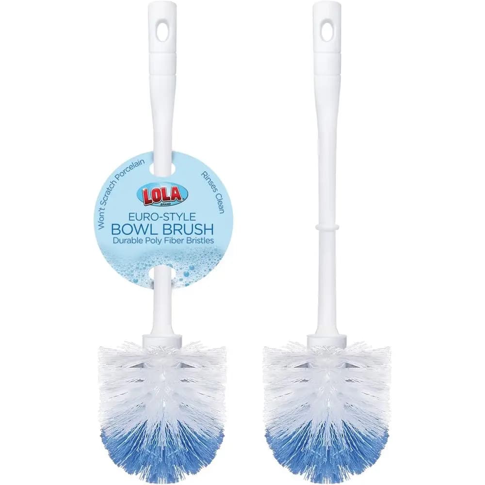 Set di 2 Spazzole per WC Durevoli con Design Compatto, Setole Anti-Graffio di Lunga Durata