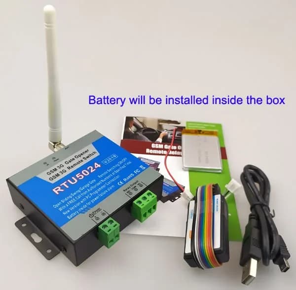 Controller di Accesso per Porte Automatiche e Garage RTU5024 Durevole con Controllo Remoto GSM da Telefono Cellulare e Allarme in Caso di Interruzione di Corrente