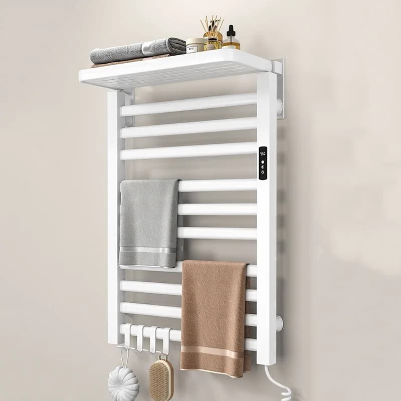 Aluminum Alloy Smart Electric Towels Foldable Towels With Adjustable Temperature Bathroom Accessories