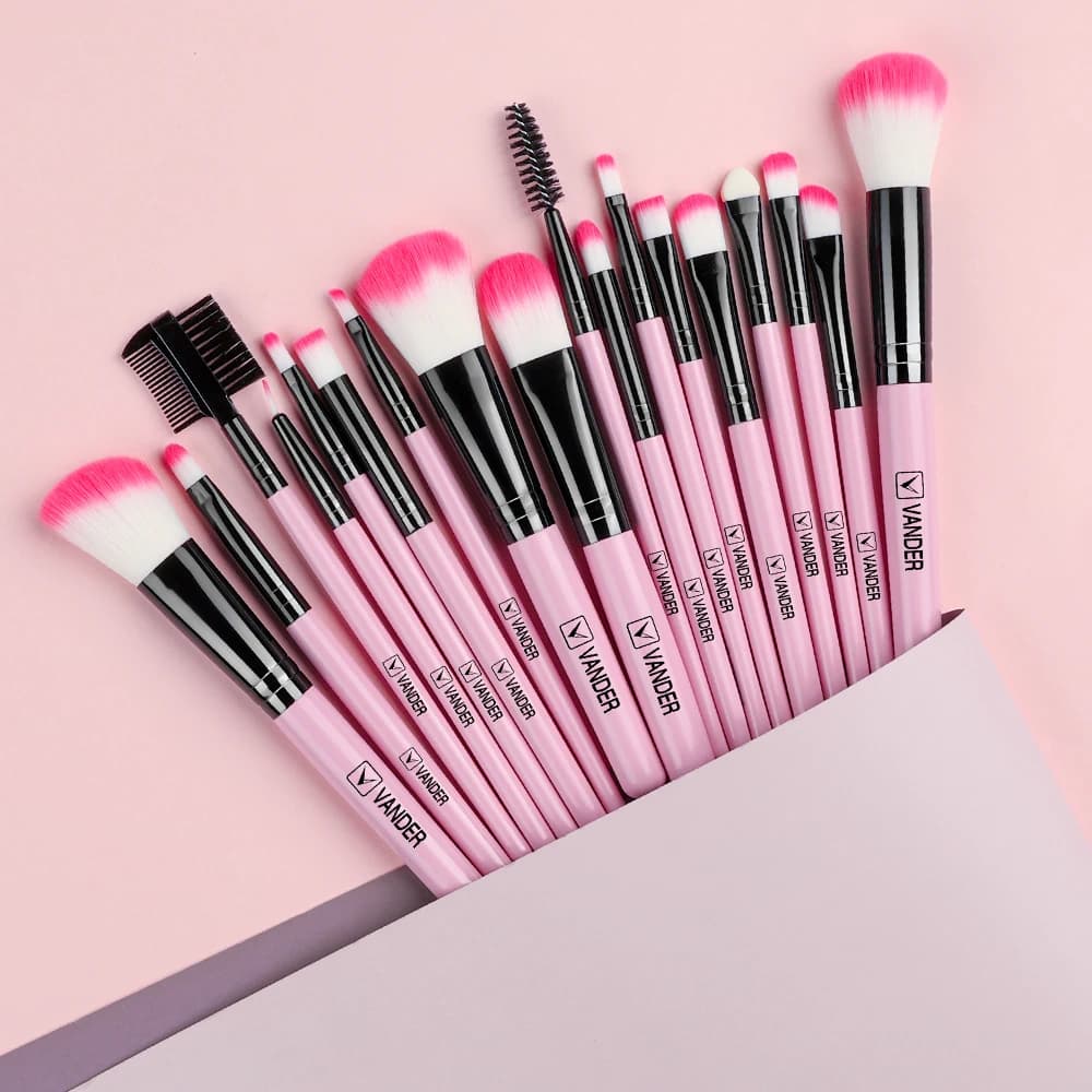 8-18pcs Professional Soft Fluffy Makeup Brush Set - Cosmetic Tools for Foundation Powder Eyeshadow Kabuki Blending