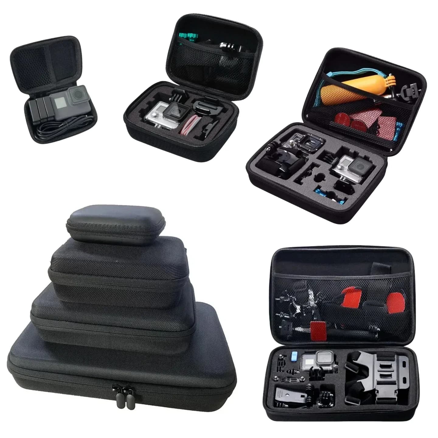 Shockproof protective case Portable transport case for GoPro Hero 12 11 10 9 8 7 5 SJCAM AKASO DJI Action Camera Accessories