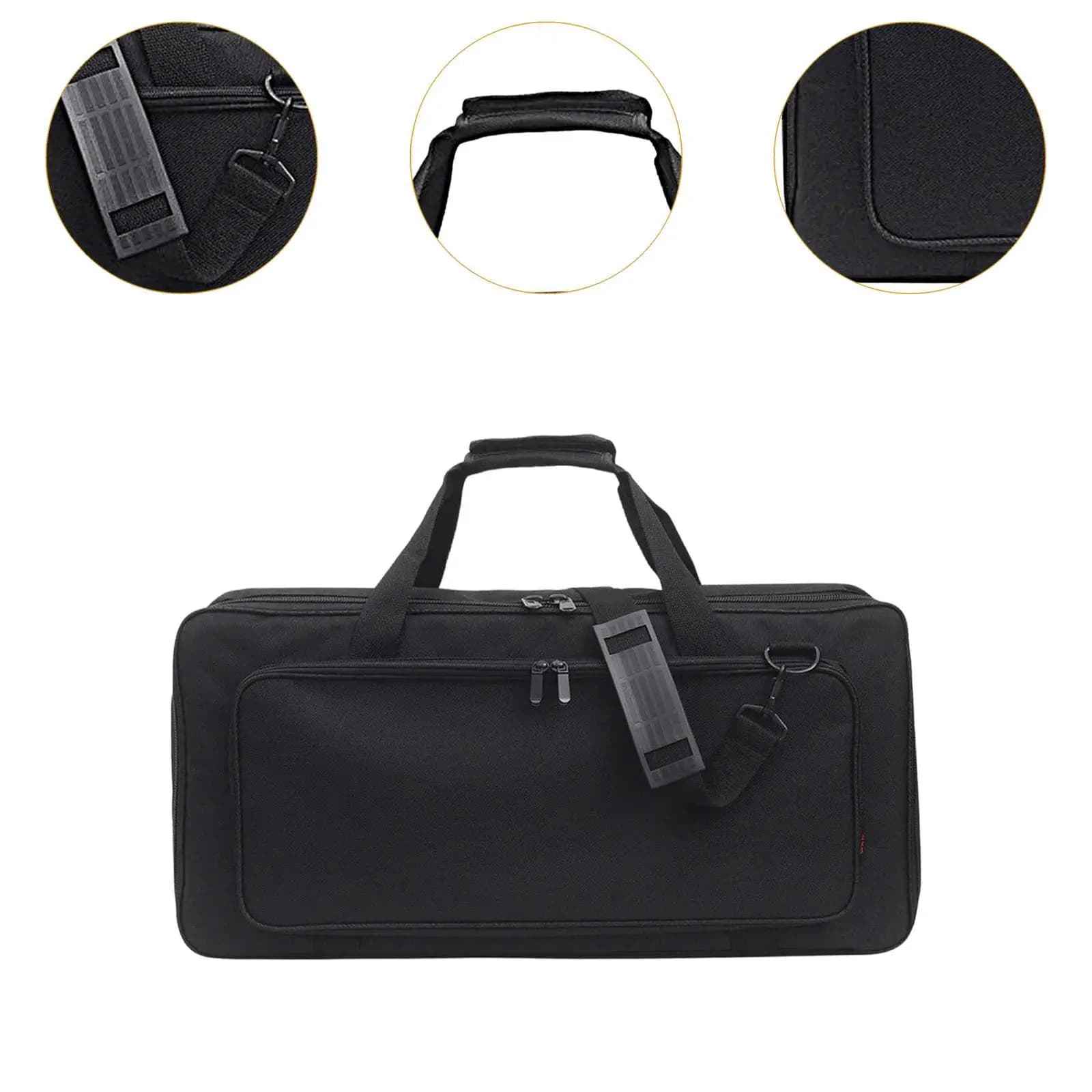 Borsa per Accessori Batteria a Percussione, Zaino Porta Pad in Tessuto Oxford per Batteria Portatile, Borsa per Bacchette