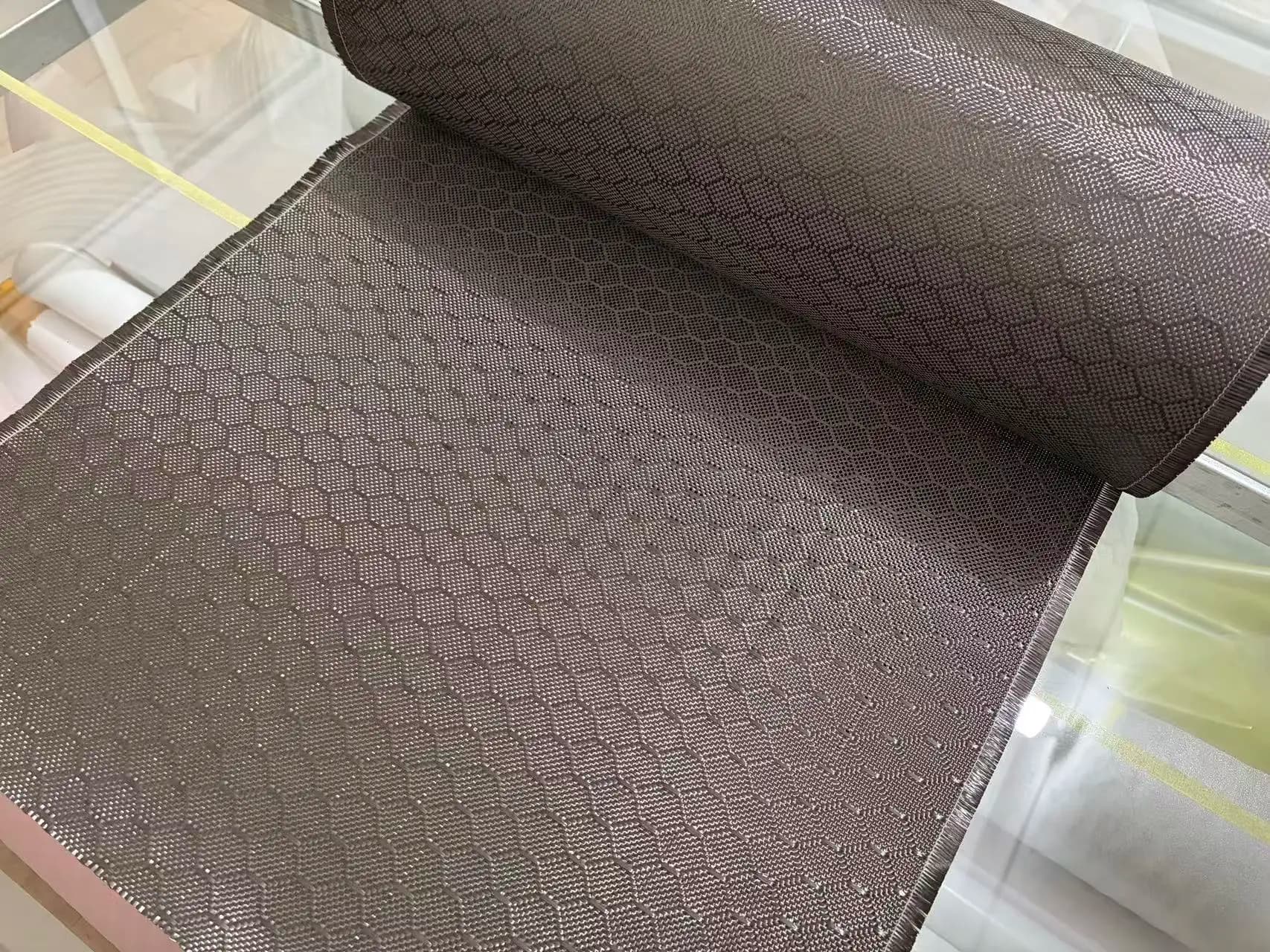 3K 240gsm Honeycomb Shaped Football Pattern，Real Carbon Fiber Cloth Carbon Fabric，20\