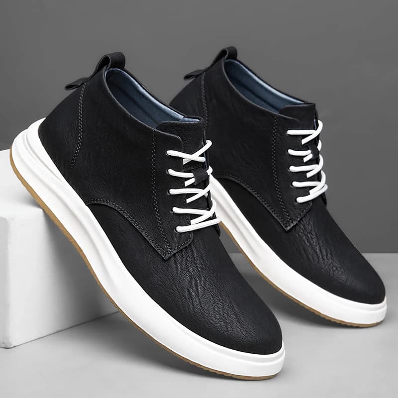 Scarpe Sportive Casual da Uomo in Vera Pelle 2026 Nuove Scarpe con Rialzo 8cm 6cm Scarpe da Uomo con Aumento di Altezza Designer Uomo Alto
