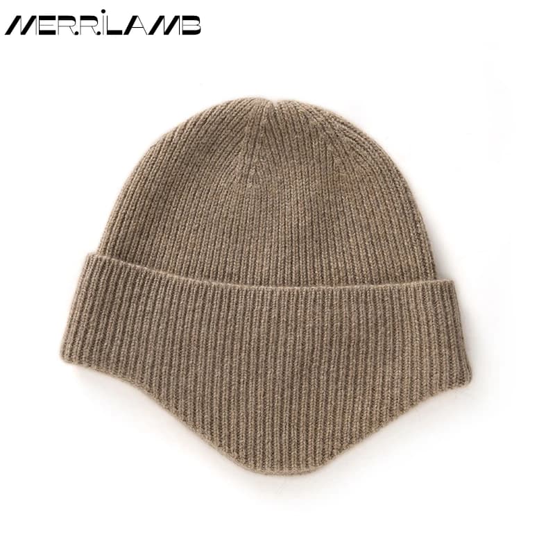 Winter Cashmere Hat For Men/Women Outdoor Fashion Warm Knitted Hats Windproof Earmuff Causal Caps Cycling Ear Protection Cap