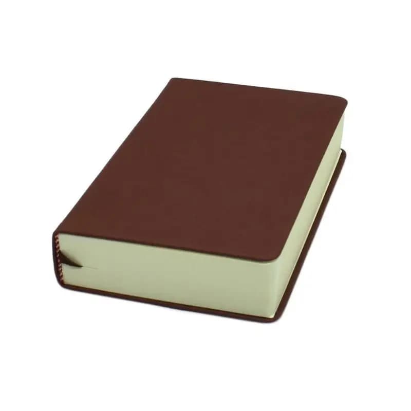 Y1UB Hardcover Thicken Notebook 660 Pages Unlined Ribbon Bookmarks Leather Journal For Writing Sketching Drawing