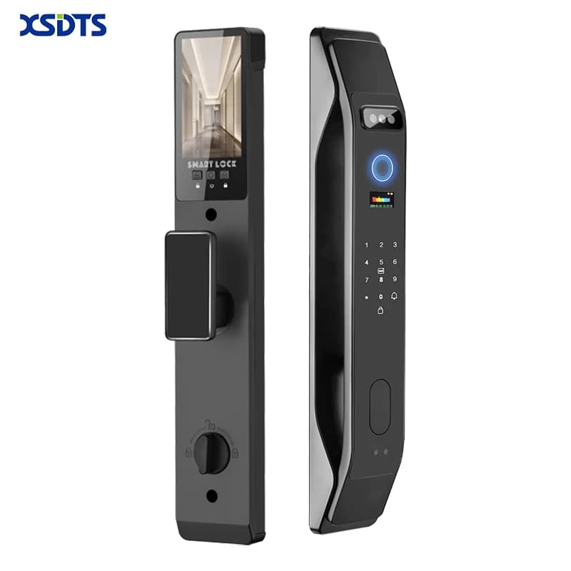 The XSDTS K9 is used in conjunction with the graffiti smart door lock, with face fingerprint password unlock and real-time inter