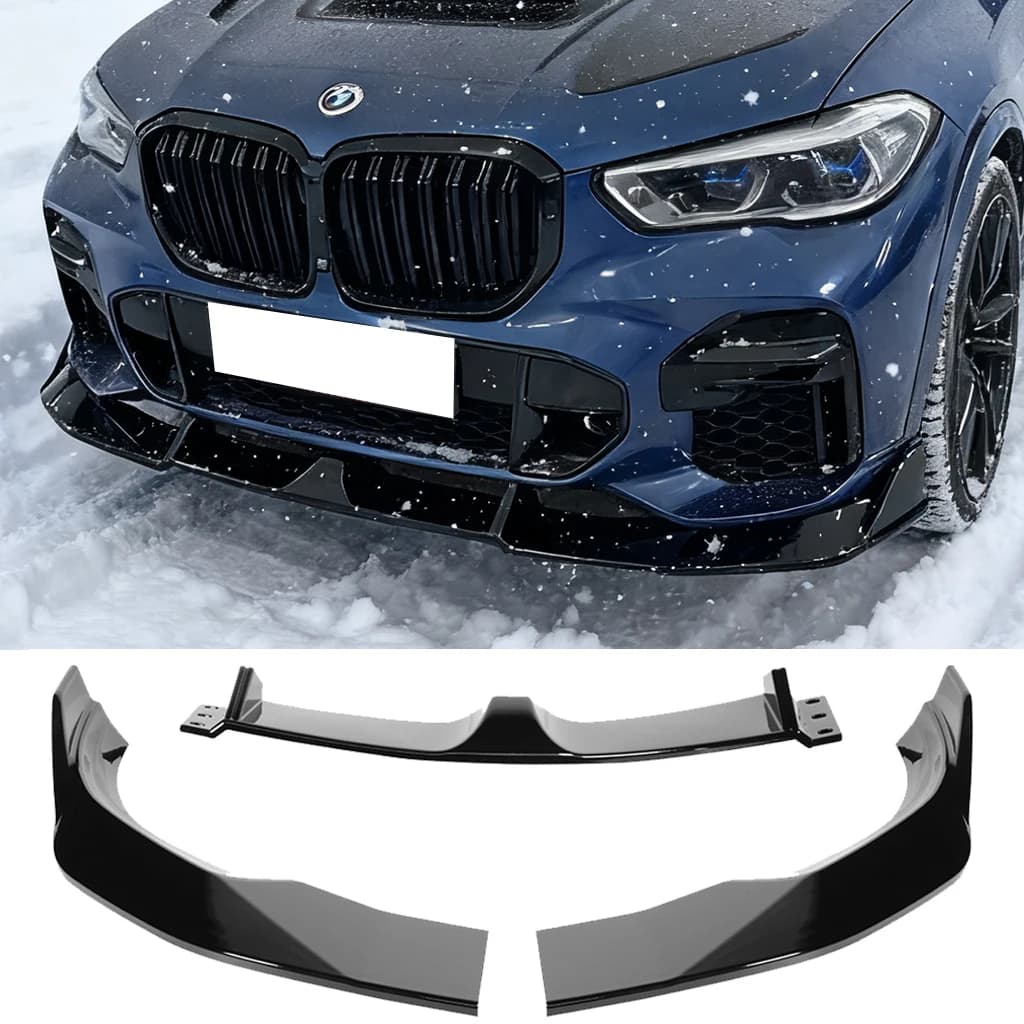 For BMW (G05) X5 M-Sport Car Front Bumper Splitter Lip Diffuser Body Kit Spoiler Guard 2019 2020 2021 2022 2023