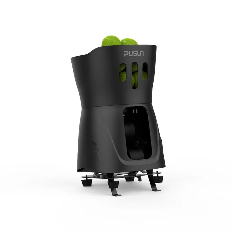 2025 Nuovo distributore automatico di palline da tennis con telecomando per palline da tennis con controllo automatico automatico portatile APP