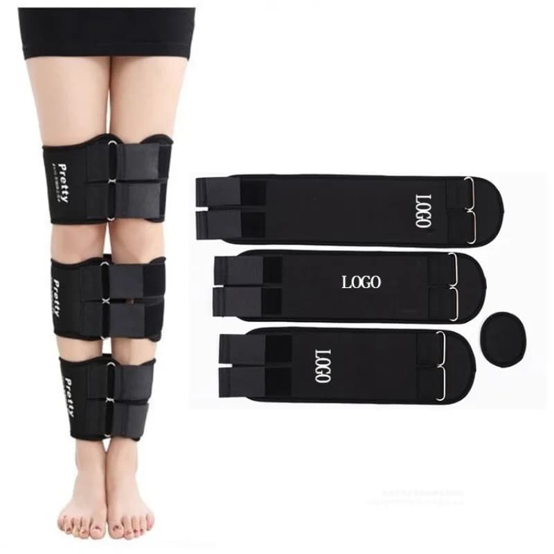 Set di 3 Cinturini per Correzione Gambe a O/X, Efficaci Supporti per Correzione Valgo del Ginocchio e Correzione Posturale per Bambini e Adulti