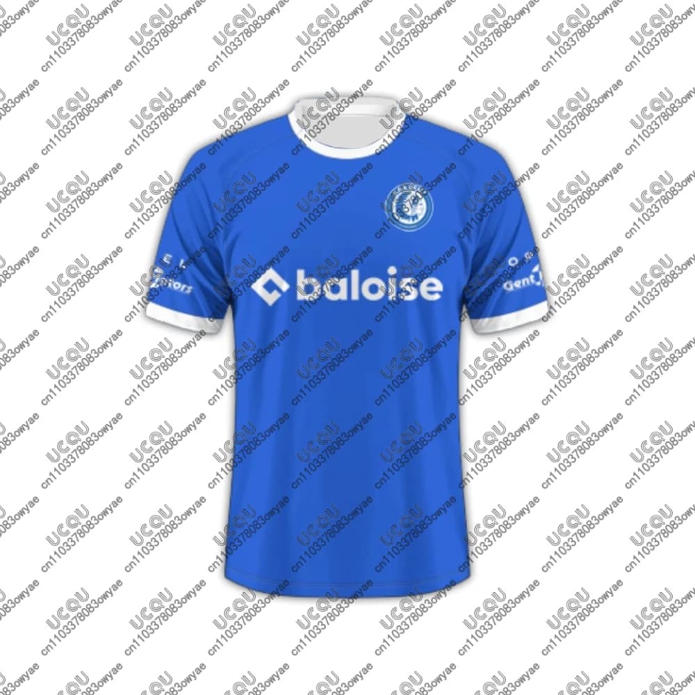 2025-26 Men's Breathable Football Shirt for Kids and Kids Top for Adults K-KAA G-Gent Summer Soccer Sports Away Game Third Gift Male Home