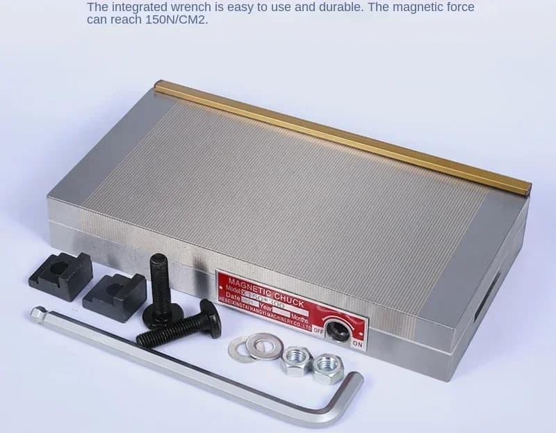 Macchina per incisione di precisione con disco, tavolo magnetico, mandrino magnetico permanente potente, smerigliatrice, taglio a filo elettrico